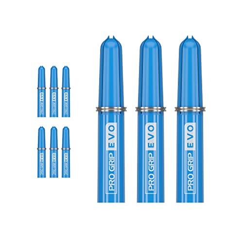 Target Darts 3 x Sets Blau Pro Grip Evo Nylon Tops Dartschäfte - 9 In Total von Target Darts