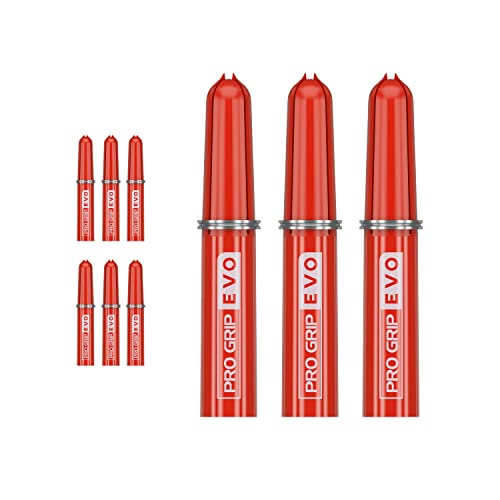 Target Darts 3 x Sets Rot Pro Grip Evo Nylon Tops Dartschäfte - 9 In Total Target Darts 3 x Sets Rot Pro Grip Evo Nylon Tops Dartschäfte - 9 In Total von Target Darts