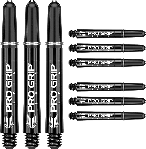 Target Darts 3 x Sätze Schwarz Pro Grip Spin Dart Stiele Zwischenzeitlich - 9 Dartschäfte Insgesamt Target Darts 3 x Sätze Schwarz Pro Grip Spin Dart Stiele Zwischenzeitlich - 9 Dartschäfte Insgesamt von Target Darts