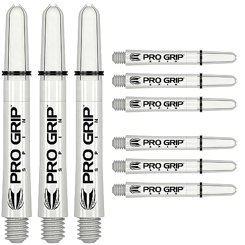 Target Darts 3 x Sätze Weiß Pro Grip Spin Dart Stiele Kurz - 9 Dartschäfte Insgesamt von Target Darts