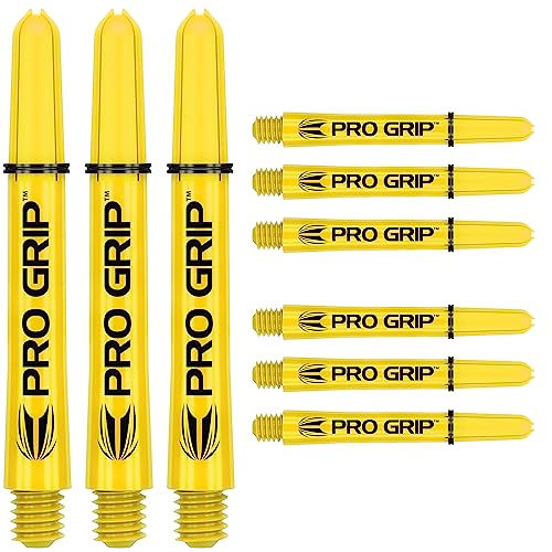 Target Darts 3 x Sätze of Gelb Pro Grip Dartschäfte Kurt - 9 Dartschäfte Insgesamt von Target Darts