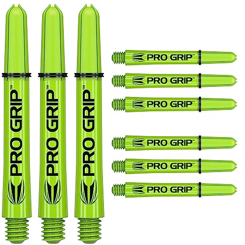 Target Darts 3 x Sätze of Grün Pro Grip Dartschäfte Zwischenzeitlich - 9 Dartschäfte Insgesamt von Target Darts