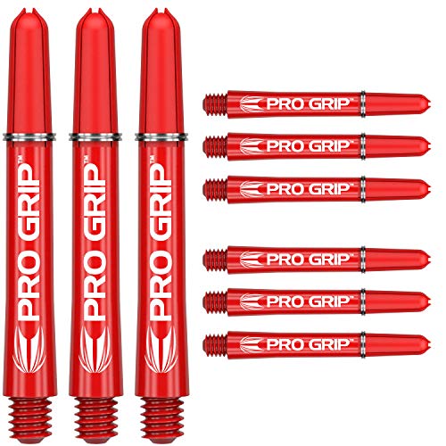 Target Darts 3 x Sätze of Rot Pro Grip Dartschäfte Zwischenzeitlich - 9 Dartschäfte Insgesamt von Target Darts