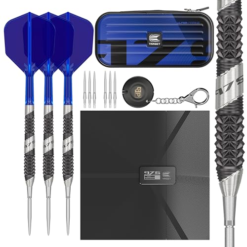 Target Darts 975 Ultra Marine 02 21G 97.5% Wolfram Swiss Point Stahlspitze Dart Satz with K-Flex von Target Darts