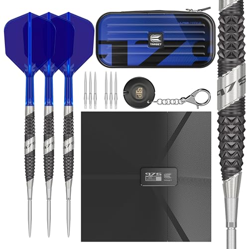 Target Darts 975 Ultra Marine 03 22G 97.5% Wolfram Swiss Point Stahlspitze Dart Satz with K-Flex von Target Darts