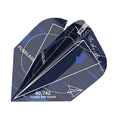 Target Darts - Blueprint Pro Ultra No.6 Dart Flights - Blau Target Darts - Blueprint Pro Ultra No.6 Dart Flights - Blau von Target Darts