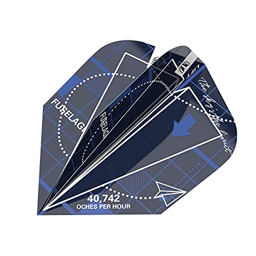 Target Darts - Blueprint Pro Ultra Ten-X Dart Flights - Blau von Target Darts