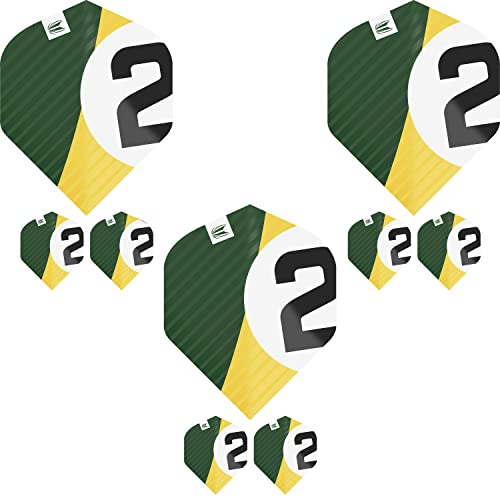 Target Darts Chicane Design 3 x Sets von Pro. Ultra Grün No.2 Dartflights - insgesamt 9 Stück Target Darts Chicane Design 3 x Sets von Pro. Ultra Grün No.2 Dartflights - insgesamt 9 Stück von Target Darts