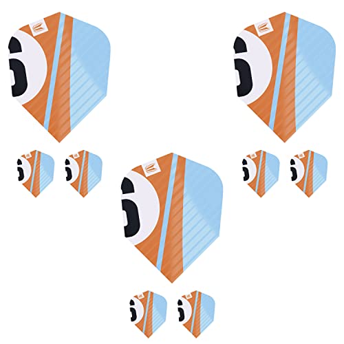 Target Darts Chicane Design 3 x Sets von Pro. Ultra Orange Ten-X Dart Flights - insgesamt 9 Stück von Target Darts