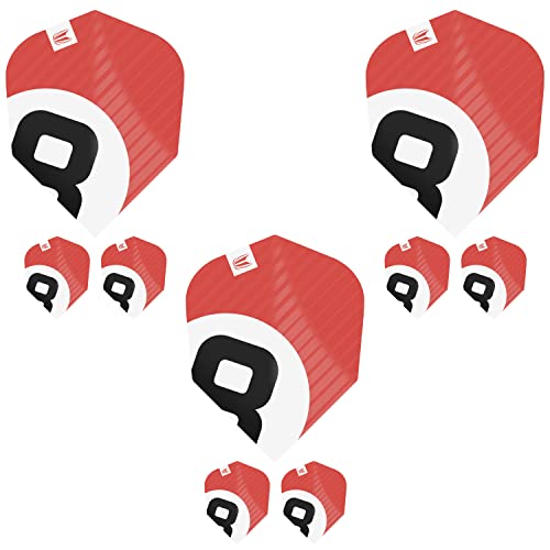 Target Darts Chicane Design 3 x Sets von Pro. Ultra Rot No.6 Dart Flights - insgesamt 9 Stück Target Darts Chicane Design 3 x Sets von Pro. Ultra Rot No.6 Dart Flights - insgesamt 9 Stück von Target Darts