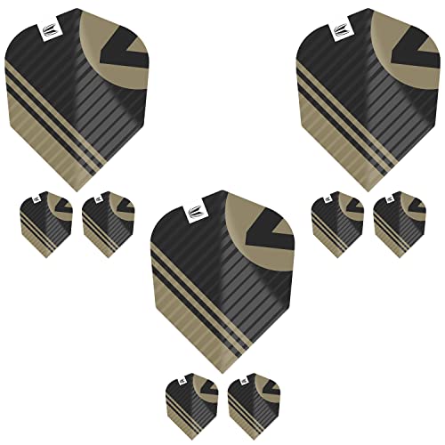 Target Darts Chicane Design 3 x Sets von Pro. Ultra Schwarz No.6 Dart Flights - insgesamt 9 Stück Target Darts Chicane Design 3 x Sets von Pro. Ultra Schwarz No.6 Dart Flights - insgesamt 9 Stück von Target Darts