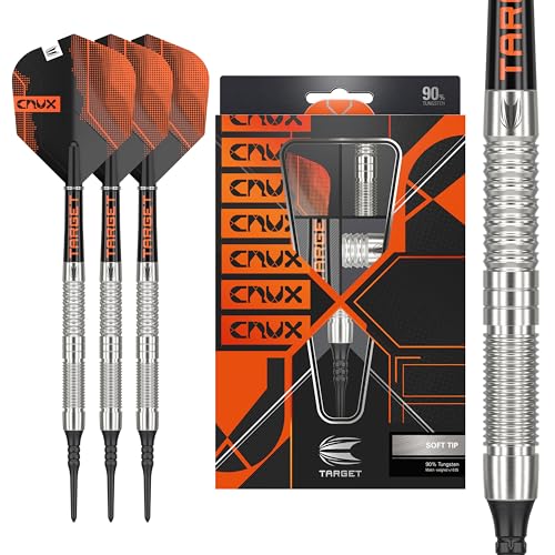Target Darts Crux 10 20G 90% Wolfram Soft Tip Dart Satz Target Darts Crux 10 20G 90% Wolfram Soft Tip Dart Satz von Target Darts
