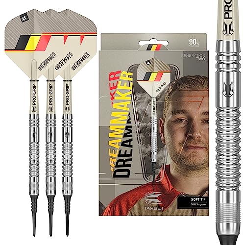 Target Darts Dimitri Van den Bergh Dream Maker G2 21G 90% Wolfram Softdarts-Set Dartpfeile von Target Darts