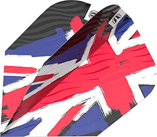 Target Darts Flag Design Pro Ultra Dart Flights, Großbritannien Flagge, Ten-X von Target Darts