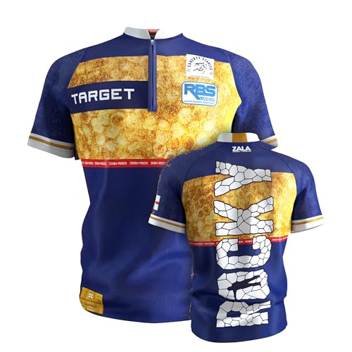 Target Darts Josh Rock Dart Shirt 2025, L | Weltmeisterschaft Herren Darts Shirt, Coolplay Kragenlos Dart Top Erwachsene, Dartboards Top Männer, Rocky Player Edition T Shirt Target Darts Josh Rock Dart Shirt 2025, L | Weltmeisterschaft Herren Darts Shirt, Coolplay Kragenlos Dart Top Erwachsene, Dartboards Top Männer, Rocky Player Edition T Shirt von Target Darts