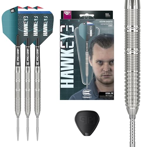 Target Darts Kevin Doets Gen 1 Swiss Point Steeldarts, 90% Tungsten Darts, 23G | Generation 1 Steeldarts, Spieler Edition Swiss Points Dart Sets, Profi Dart Set Target Darts Kevin Doets Gen 1 Swiss Point Steeldarts, 90% Tungsten Darts, 23G | Generation 1 Steeldarts, Spieler Edition Swiss Points Dart Sets, Profi Dart Set von Target Darts