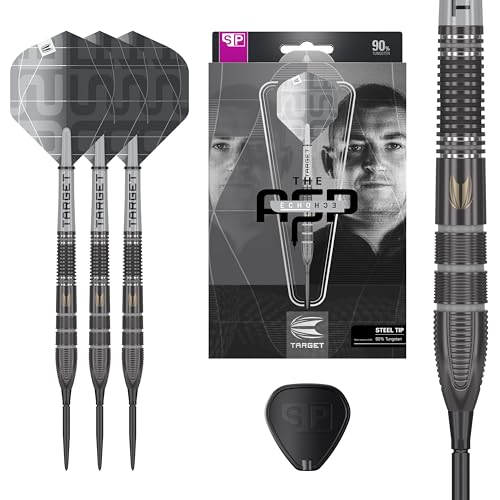Target Darts Nathan Aspinall x Echo 90% Tungsten Steel Tip Swiss Point Dart Set – 22G ASP Player Edition Darts, Pro Grip Shafts & Pro Ultra No.2 Flights, inkl. SP Tool Target Darts Nathan Aspinall x Echo 90% Tungsten Steel Tip Swiss Point Dart Set – 22G ASP Player Edition Darts, Pro Grip Shafts & Pro Ultra No.2 Flights, inkl. SP Tool von Target Darts