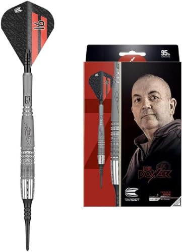 Target Darts Phil Taylor Power 9-Five Gen 7 18G | 95% Wolfram, Soft Tip Darts Set | Spieler-Edition-Set, Profi-Dart-Set von Target Darts