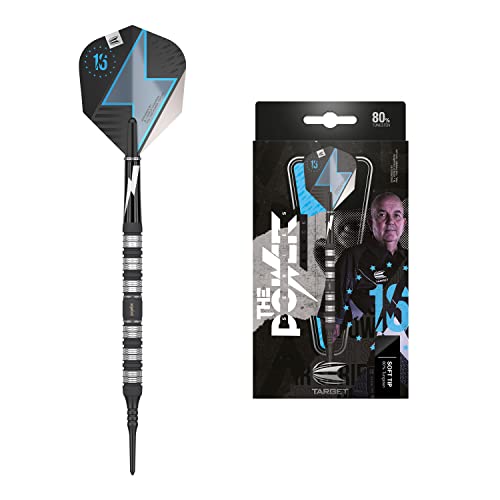 Target Darts Phil Taylor Power Series Schwarze Wolfram Softdarts-Set Dartpfeile (18 gr) von Target Darts