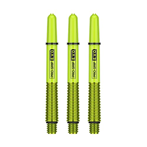 Target Darts Grün Pro Grip Evo Aluminium Dartschäfte Mittel von Target Darts