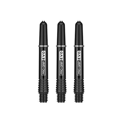 Target Darts Schwarz Pro Grip Evo Aluminium Dartschäfte Kurz Target Darts Schwarz Pro Grip Evo Aluminium Dartschäfte Kurz von Target Darts