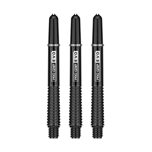 Target Darts Schwarz Pro Grip Evo Aluminium Dartschäfte Mittel Target Darts Schwarz Pro Grip Evo Aluminium Dartschäfte Mittel von Target Darts