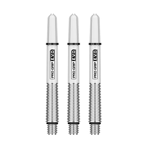 Target Darts Silber Pro Grip Evo Aluminium Dartschäfte Mittel Target Darts Silber Pro Grip Evo Aluminium Dartschäfte Mittel von Target Darts