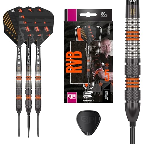 Target Darts Raymond Van Barneveld RVB 80 Schwarz G2 25G 80% Wolfram Schweizer Spitze Stahlspitze Darts Set Target Darts Raymond Van Barneveld RVB 80 Schwarz G2 25G 80% Wolfram Schweizer Spitze Stahlspitze Darts Set von Target Darts