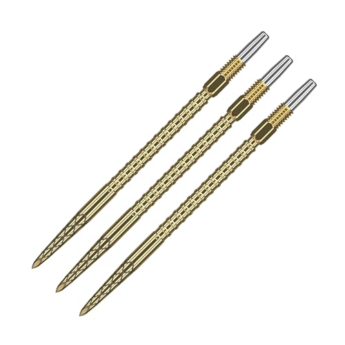 Target Darts Swiss Point DS Dart Points (3 Pack Set of Tips) 26mm, Gold - Change Dart Swiss Point, Profi Dart Zubehör, SP Dart Tip Removal von Target Darts