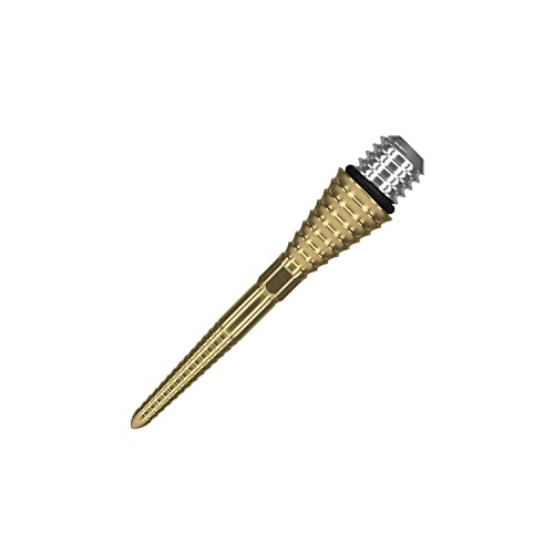 Conversion Point Swiss Point Grooved Gold 26mm Darts Points von Target Darts