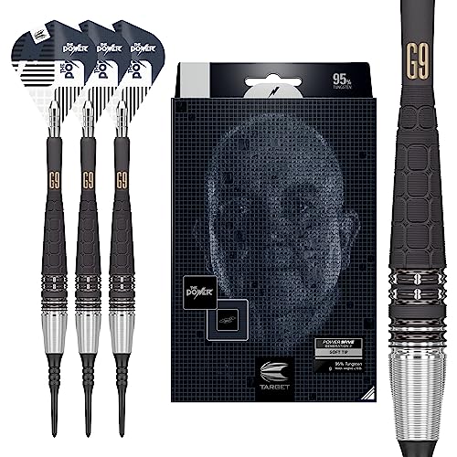 Phil Taylor Power 9-Five Gen 9 18G 95% Tungsten Soft Tip Darts Set Phil Taylor Power 9-Five Gen 9 18G 95% Tungsten Soft Tip Darts Set von Target Darts