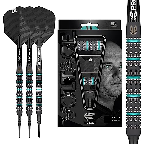 Target Darts Unisex-Adult Rob Cross Black Edition 90% Wolfram Softdarts-Set Dartpfeile, Schwarz, 18G Target Darts Unisex-Adult Rob Cross Black Edition 90% Wolfram Softdarts-Set Dartpfeile, Schwarz, 18G von Target Darts