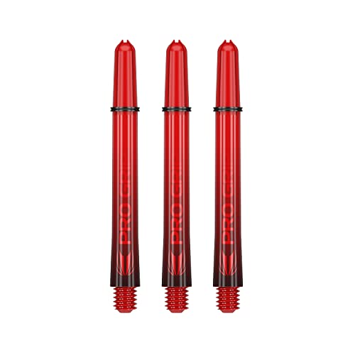 Sera Pro Grip Black and Red Medium Dart Shafts von Target Darts
