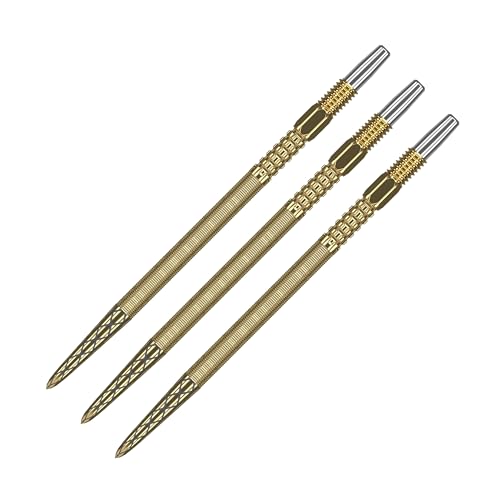 Target Darts Swiss Point DX Dart Points (3 Pack Set of Tips) 26mm, Gold - Change Dart Swiss Point, Profi Dart Zubehör, SP Dart Tip Removal Target Darts Swiss Point DX Dart Points (3 Pack Set of Tips) 26mm, Gold - Change Dart Swiss Point, Profi Dart Zubehör, SP Dart Tip Removal von Target Darts