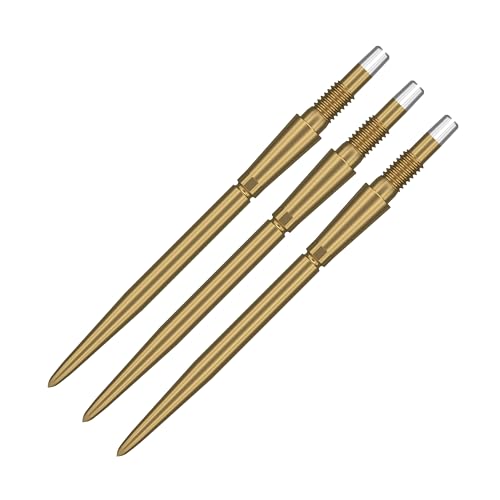 Target Darts Swiss Point Storm Dart Points (3er-Pack Spitzen) 30mm Gold SP – Change Dart Point, Professionelles Dart-Zubehör Target Darts Swiss Point Storm Dart Points (3er-Pack Spitzen) 30mm Gold SP – Change Dart Point, Professionelles Dart-Zubehör von Target Darts
