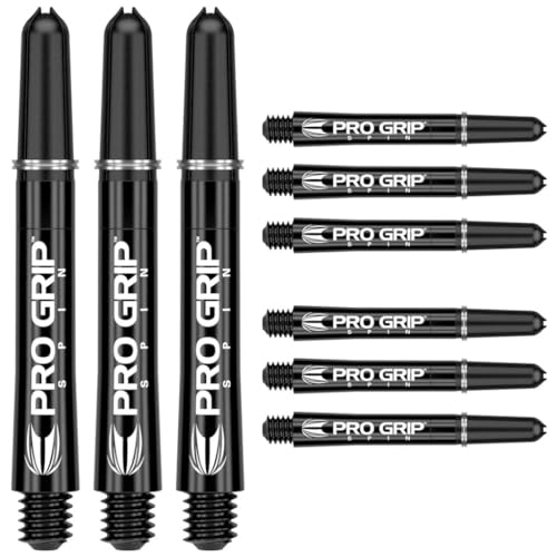 Target - Pro Grip Spin 3er Set - Shaft Black Short = 34,0mm Target - Pro Grip Spin 3er Set - Shaft Black Short = 34,0mm von Target Darts
