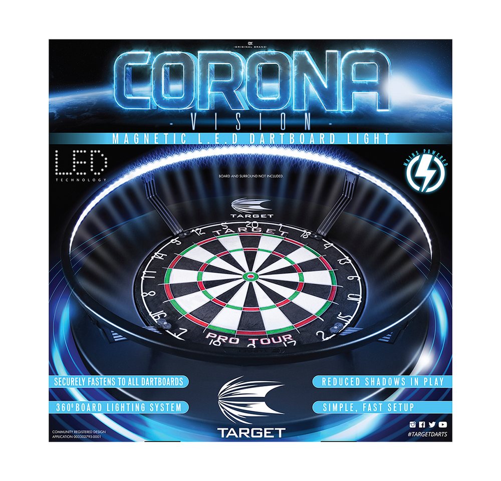Target Dartscheibe Target CORONA Vision LED Dartboard Beleuchtungssystem Target Dartscheibe Target CORONA Vision LED Dartboard Beleuchtungssystem von Target