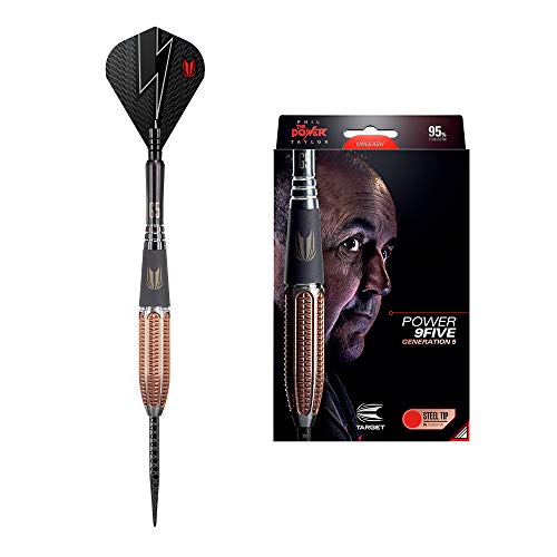 Target Darts Phil Taylor Power 9-Five 5. Generation 26G Wolfram Steeldarts-Set Dartpfeile von Target Darts