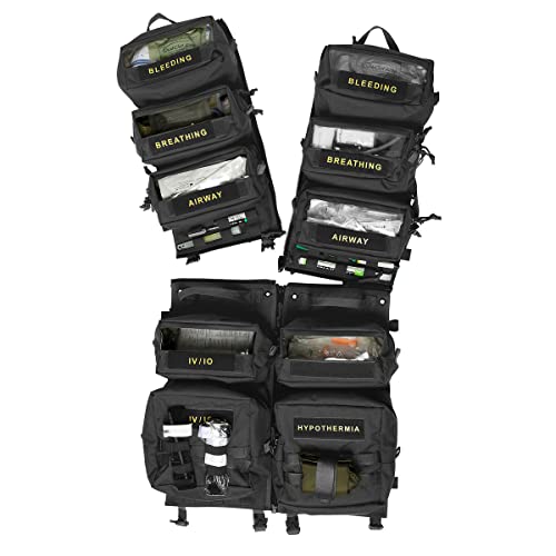 Tasmanian Tiger TT Medic Transporter Transportables Taschenpanel, Zusatz-Taschen Set für medizinische Ausrüstung, Medic Pouch Set (Schwarz) Tasmanian Tiger TT Medic Transporter Transportables Taschenpanel, Zusatz-Taschen Set für medizinische Ausrüstung, Medic Pouch Set (Schwarz) von Tasmanian Tiger