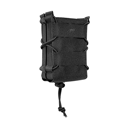 Tasmanian Tiger TT DBL Mag Pouch MCL offene Magazin-Tasche für 2 Magazine mit Bungee-Cord und Molle System, Schwarz von Tasmanian Tiger