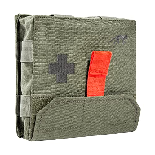 Tasmanian Tiger TT IFAK Pouch S MKII Medic Zusatz-Tasche für Erste Hilfe Sets leer Molle-kompatibel mit herausnehmbarem Panel Oliv von Tasmanian Tiger