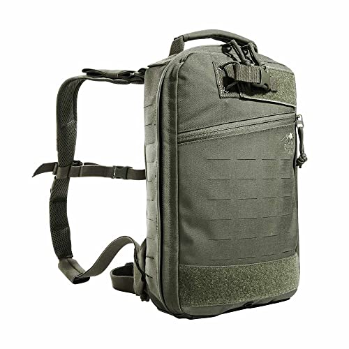 Tasmanian Tiger TT Medic Assault Pack MK II Small Erste Hilfe Rucksack mit Panelen und Innentaschen, Steingrau-Oliv IRR von Tasmanian Tiger