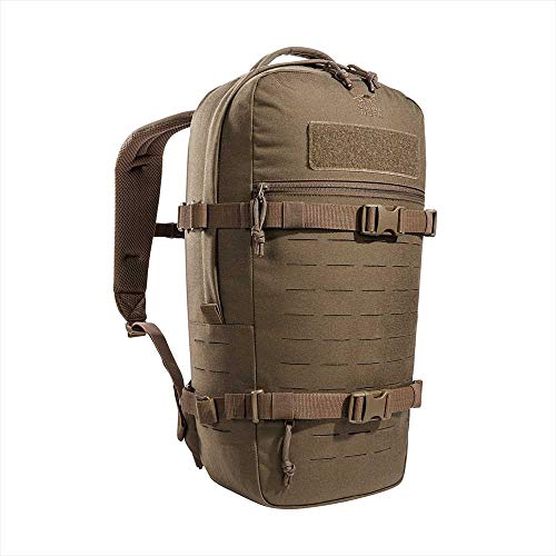 Tasmanian Tiger TT Modular Daypack L Molle-kompatibler, Ergonomischer Tages-Rucksack mit Kompressionsriemen, 18 Liter Volumen (Coyote Brown) von Tasmanian Tiger