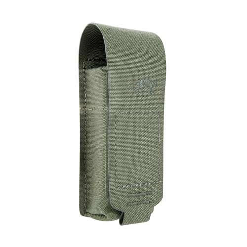 Tasmanian Tiger TT SGL Pistol Mag Pouch MKIII robuste Magazin-Tasche für Pistolen-Magazine HK, Glock, SIG, Beretta M9 mit Klett-Verschluss und Molle System, Oliv von Tasmanian Tiger