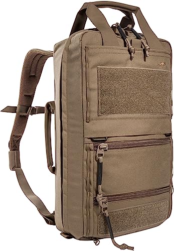 Tasmanian Tiger TT Survival Pack 16L Taktischer Flucht-Rucksack, Daypack, Wander-Rucksack mit Regen-Hülle und Organizer Pouches, Coyote Brown von Tasmanian Tiger