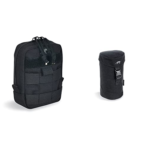 Tasmanian Tiger TT Tac Pouch 1, Schwarz, 15 x 10 x 4, 7647 & TT Bottle Holder 1L Isolierte, gepolsterte Molle-System Trinkflaschen-Tasche Rucksack Flaschenhalter, Schwarz Tasmanian Tiger TT Tac Pouch 1, Schwarz, 15 x 10 x 4, 7647 & TT Bottle Holder 1L Isolierte, gepolsterte Molle-System Trinkflaschen-Tasche Rucksack Flaschenhalter, Schwarz von Tasmanian Tiger