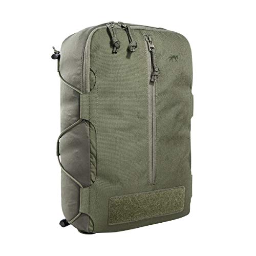 Tasmanian Tiger TT Tac Pouch 14 Rucksack Zusatz-Tasche mit Molle-Reverse-System, 10L Volumen, Zubehör-Tasche für EDC oder medizinische Ausrüstung, 37 x 22,5 x 10 cm, Oliv von Tasmanian Tiger