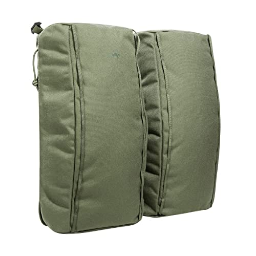 Tasmanian Tiger TT Tac Pouch 15 BSP Set 12 Liter Rucksack-Zusatztaschen 2er Set mit 24L Gesamt-Volumen, Seiten-Taschen mit Molle-System, Oliv von Tasmanian Tiger