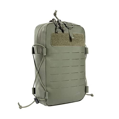 Tasmanian Tiger TT Tac Pouch 18 anfibia Leichte Zusatz-Tasche aus wasserfestem Material, Zubehör-Tasche mit Molle-System für Rucksack oder Plattenträger, Oliv von Tasmanian Tiger