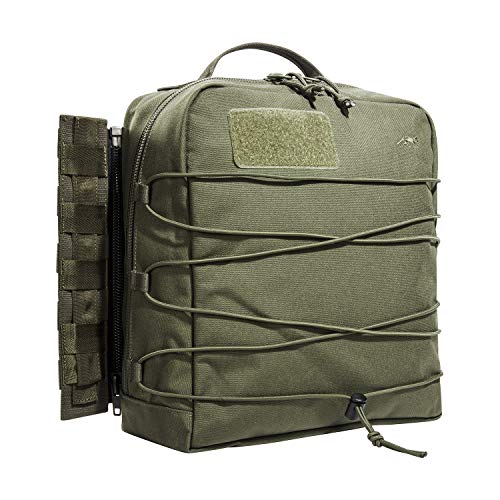 Tasmanian Tiger TT TacVec Pouch 1 Molle-kompatible Erste Hilfe Einsatz Zusatz-Tasche für das TT Modular Front Seat Panel 13 Liter Volumen (Oliv) von Tasmanian Tiger